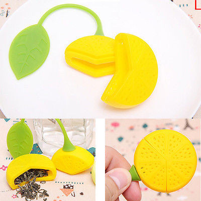 5cm Tea Filters Lemon Silicone Tea Bag Tea Ball